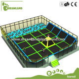 Large Indoor Trampoline with Foam Pit and Dodge Ball, Professional Gymnastic Commercial Trampoline for Sale