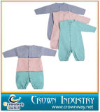 100% Cotton Long Sleeve Jump Baby Romper for Infant