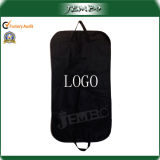 Black Logo Printing Non Woven Garment Bag