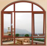 Customized Thermal Break Aluminium Casement/Awning Window with Arched Top (ACW-044)