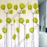 Spring Flower Polyester Shower Curtain
