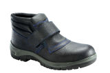 Nmsafety Black Cowhide Split Leather No Lace Safety Work Shoes