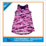 Women Spandex/Polyester Custom Sport Wear Running Active Top, Gym Stringer Singlet
