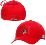 Red University Basketball Team Flex Hat with Structured Fit (02175)