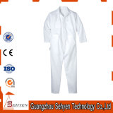 China Factory White Long Sleeves 35%Cotton and 65%Polyester Coverall