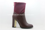 Newest High Heels Lady Fashion Leather Women Boots