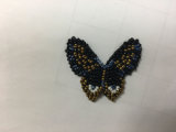 Garment Accessory Handmade Embroidery Beading Butterfly Patch