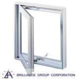 Aluminium Outswing Casement Window with Mosquito Net Fly