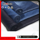 Indigo Cotton Spandex French Terry Knitted Denim Fabric for Jeans