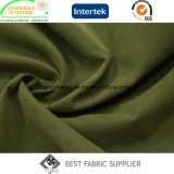 93% Polyester 7% Nylon Micro Fiber Moss Peach Skin Fabric Coat Jacket Fabric