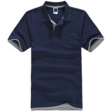 Hot Sale 100% Cotton Custom Knitted Polo Shirts