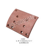Top Quality Red Material Brake Lining (19496) for Mercedes- Benz