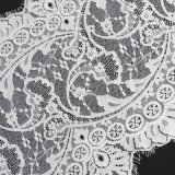 White Eyelash Lace Fabric Knitting Lace for Garment Accessories