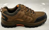 High Quality Suede Leather Hiking Shoes in Stock Four Color