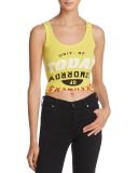 Wholesale Cropped Graphic Customized Printing Knit Tank Tops