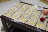 50cm Width Lace Crochet PVC Gold/Silver Tablecloth (JFBD014)