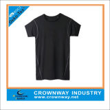 High Flexibility Gym Sports Running Compression Fitness T-Shirt for Men