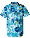 Men's Short Sleeve Hawaiian Beach Shirt