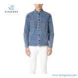 Casual Men's Long Sleeve Denim Shirt with Light Blue by Fly Jeans