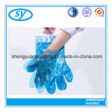 HDPE Disposable Plastic PE Folded Medical Glove