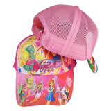 Fashion Floral Fabric Kids Cap Knw16