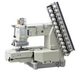 Cylinder-Bed 12-Needle Double Chain-Stitch Sewing Machine