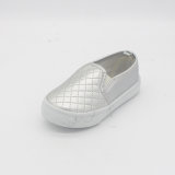 Comfortable Silver/Golden PU Children Boat Shoes with Good Price