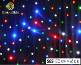 Stage Wedding Party Decoration Backdrop LED Star Curtain RGBW