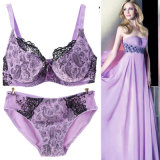 Wholesale Women's Sexy Soft Cup Lace Bra and Panty Set