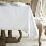 White 100% Cotton Hotel Tablecloth Napkin/Tablecloth