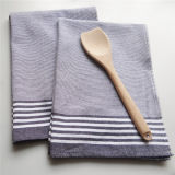 Custom Design Striped Jacquard Cotton Tea Towel