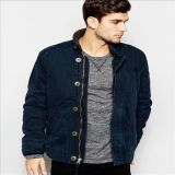 2016 Men's Cotton Borg Lined Funnel Neck Jacket