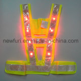 En471 Sport Vest LED Flashing High Visibility Vest Reflective Tape