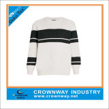 Wholesale Plus Size Crewneck Sweatshirt with Black Stripe