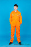 Long Sleeve 65% Polyester 35%Cotton Safety Coverall Workwear with Reflective (BLY1017)