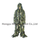 Camouflage Clothing Leaf Ghillie Suit for Wargame Use (HY-C007)