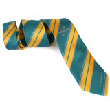 100% Silk Woven Striped Neck Tie Custom Made Logo Neckties