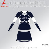 Healong Sublimated Printing Sportswear Girls Cheerleading Uniforms Jerseys