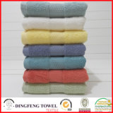 2016 Hot Sales 100% Organic Cotton Thick Jacquard Bath Towel with Satin Border Df-S365