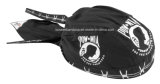 OEM Produce Customized Logo Printed Promotional Black Cotton Biker Skull Hat Caps