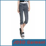 Women Denim Cropped Boyfriend Jeans (JC1056)