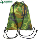 Custom 600d School Bag Sport Camouflage Drawstring Backpack Bag
