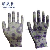 13G Factory Waterproof Safety Garden Gloves Coated Nitrile
