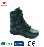 Latest Design Genuine Cow Leather Black Color Boots Military for Men