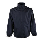 Custom Mens Navy Winter Quilted Thermal Parka Jacket for Worker