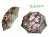 Beautiful Flowers Digital Polyester Printed Umbrella