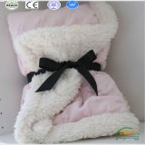 Candy Color Soft Sherpa Blanket for Winter Promotion
