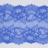 Navy Lycra Fabric Elastic Nylon Lace Wholesale