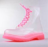 Lucency Transparent PVC Rain Boots, Women Transparent Boots