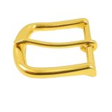 Customized Metal Pin Belt Buckle in Light Gold